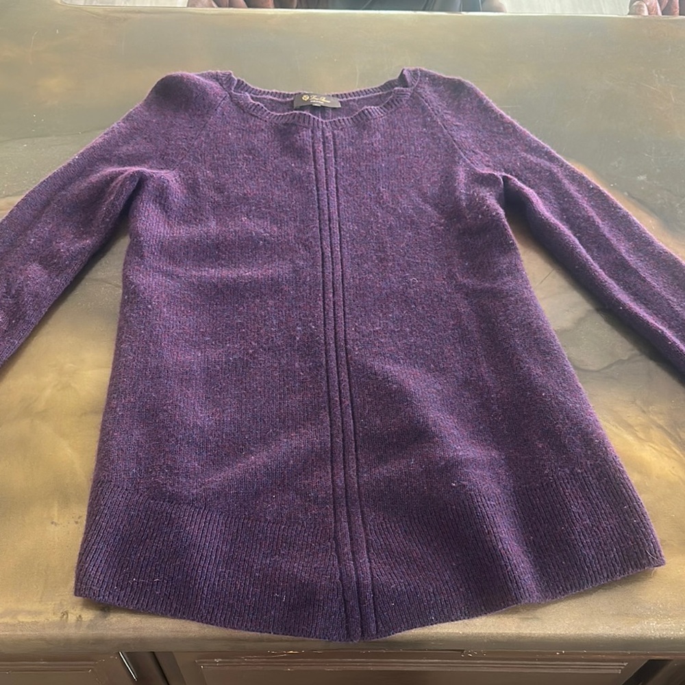 Loro Piana 100% Cashmere Knit Sweater Top
